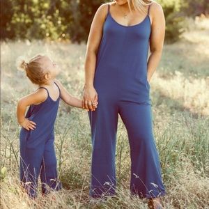 Blue romper. Baileys Blossoms